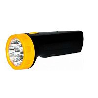 Фонарь Ultraflash LED 3829 аккумуляторный, 9 светодиодов, черный/желтый, зарядка 220В