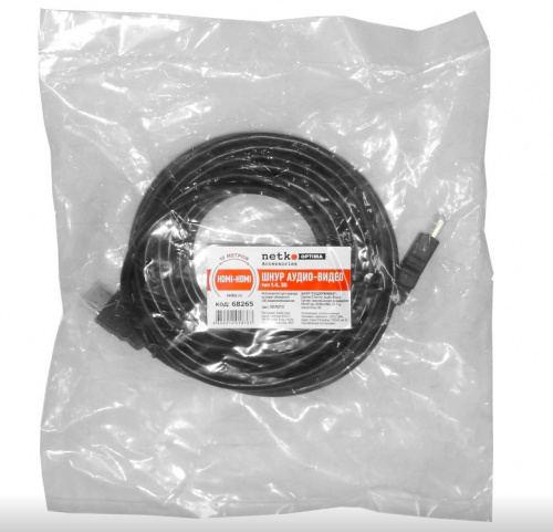 Кабель HDMI-HDMI v1.4 10м Netko фото 5 Кабель HDMI-HDMI v1.4 10м Netko фото 5