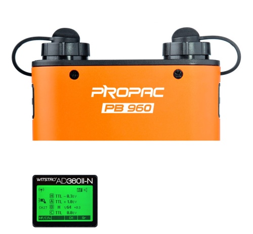 Вспышка накамерная Godox Witstro AD360II-N с батарейным блоком PB960 фото 2