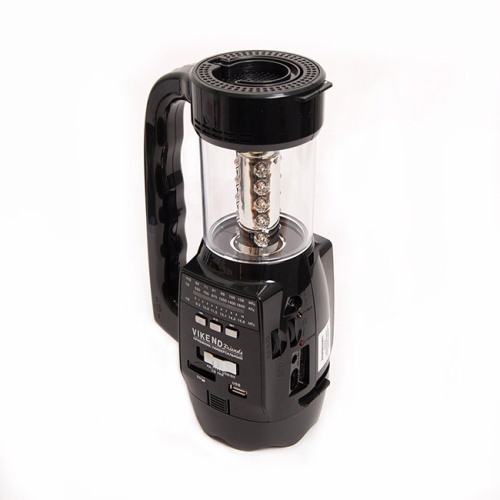 Радиоприемник VIKEND FRIENDS УКВ/СВ-КВ, USB, SD, 2 LED фонаря 1W/6W, 220В/аккум. 900mAh фото 3