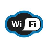 Табличка ПВХ «Зона Wi-Fi» 200х150 мм