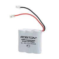 Батарея аккумуляторная ROBITON DECT-T314-3x2/3AAА Ni-MH 3.6В 300mAh, универсальный коннектор