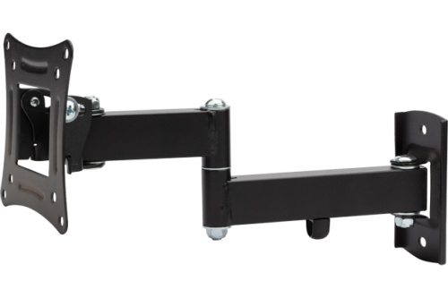 Кронштейн настенный REXANT 13-37" (наклон -5°/+15° , поворот 180°, до 15 кг, черный)