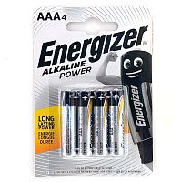 Батарейка щелочная ENERGIZER LR03 (AAA) Alkaline Power 1.5В бл/4 (Цена за 1шт)