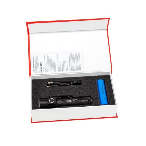 Фонарь ЯРКИЙ ЛУЧ L-1800 ENOT 20W 6000K max 1800лм, IPX7, аккумулятор18650 2200mAh фото 6