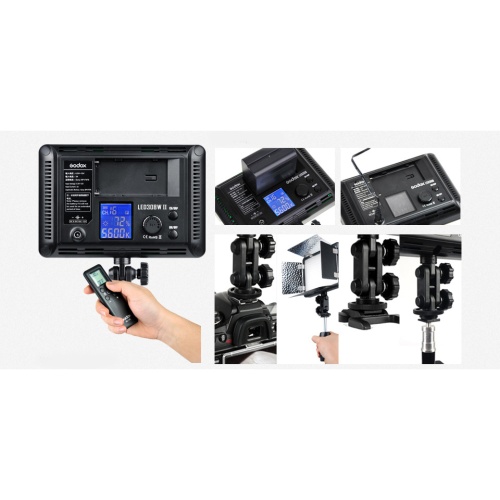 Осветитель светодиодный Godox LED308W II накамерный фото 2