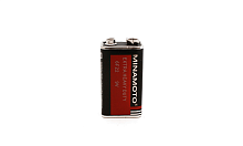 Батарейка солевая MINAMOTO 6F22 9В