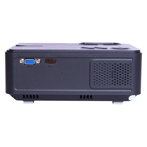 Видеопроектор ATOM-813B, LCD, 2000 lum, 1280*720, 220V, 5V, Mirror screen, черный фото 5