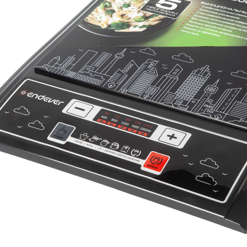 Плитка индукционная ENDEVER Skyline IP-19, черная фото 2