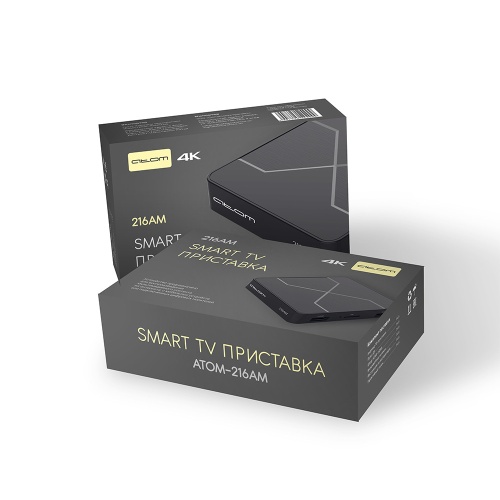 Приставка Смарт ТВ СИГНАЛ ELECTRONICS ATOM-216AM (Android TV Box)																														 фото 8
