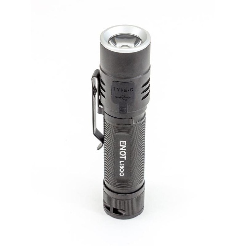 Фонарь ЯРКИЙ ЛУЧ L-1800 ENOT 20W 6000K max 1800лм, IPX7, аккумулятор18650 2200mAh фото 3