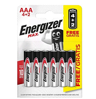 Батарейка Energizer max LR03 (AAA) бл/6 (Цена за 1 шт.)