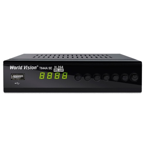 Цифровой ресивер  World Vision T644A SE (Эфирный, DVB-T2/C, HD, Dolby Digital, FM)
