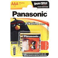 Батарейка щелочная PANASONIC LR03 (AAA, S) Alkaline Power 1.5В бл/4,(Цена за 1шт)