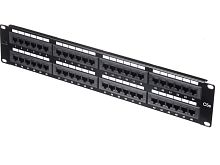 Патч-панель UTP, 19", 48 портов RJ45, cat.5е, 2U, Dual Type, Netko СКС, "J"