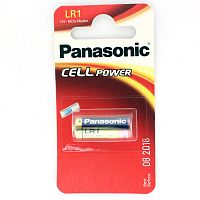 Батарейка щелочная PANASONIC LR1 1.5В бл/1
