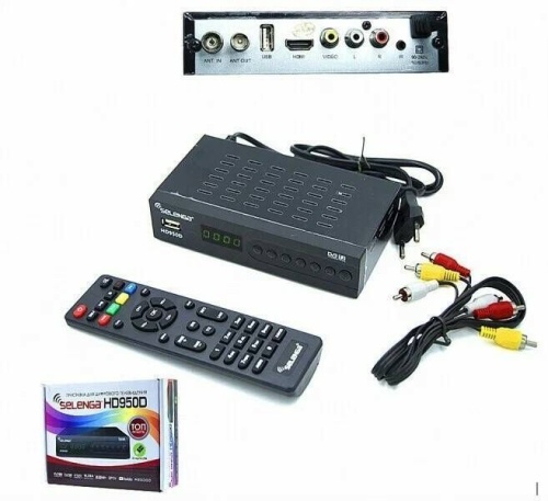 Цифровой ресивер  Selenga HD950D (Эфирный DVB-T2/C, Dolby Digital) фото 4