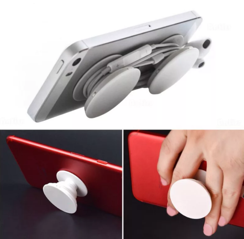 Держатель для смартфона Popsocket белый фото 2