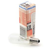 Лампа накаливания PHILIPS T25L 40W E14 CL (миньон) трубчатая прозрачная для кухонных вытяжек