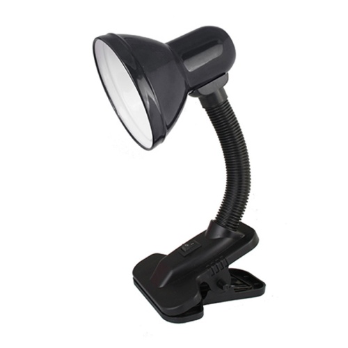 Светильник Ultraflash UF-320P C02 настольный на прищепке 60W E27 черный (пакет)