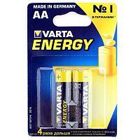 Батарейка щелочная VARTA LR6 (AA) Energy 1.5В бл/2, (Цена за 1шт)