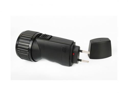 Фонарь Ultraflash LED 3859 аккумуляторный, 5 светодиодов, черный, зарядка 220В фото 3