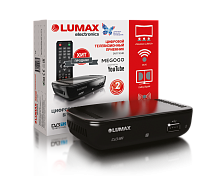 Цифровой ресивер Lumax DV1110HD (Эфирный, DVB-T2, HD, Dolby Digital)