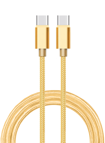 Шнур USB Type-C 3.1 - USB Type-C 3.1, 1 м, золотой,ATOM