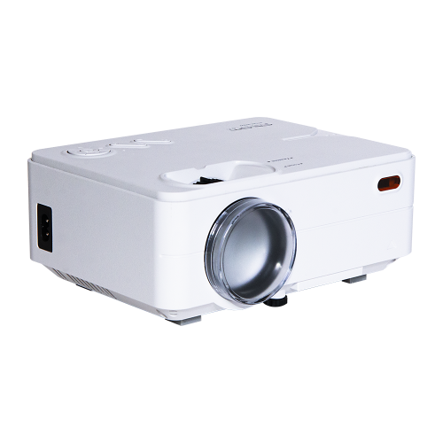 Видеопроектор ATOM-813W, LCD, 2000 lum, 1280*720, 220V, 5V, Mirror screen, белый фото 2