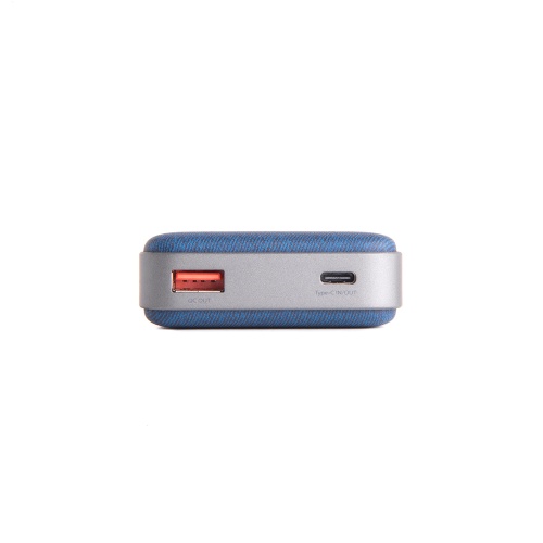 Внешний аккумулятор ATOM TX10W-V2, 18Вт, 10000мАч, USB-A, Type-C in/out, QC3.0, PD3.0, текстиль фото 2