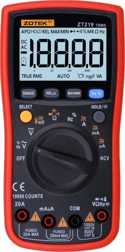 Мультиметр цифровой ZOTEK ZT219