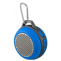 Bluetooth-колонка Perfeo "SOLO" FM, MP3 microSD, AUX, мощность 5Вт, 600mAh, синий PF_5205