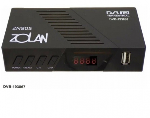 Цифровой ресивер Zolan ZN805  (Эфирный, DVB-T2) фото 4