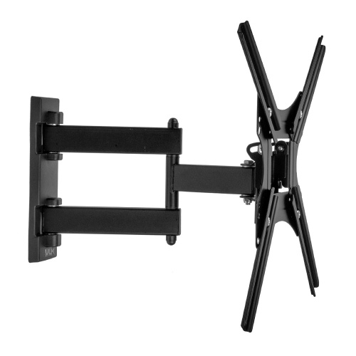 Кронштейн настенный VLK TRENTO-17 20-55" (наклон +5 -20°, поворот 180°, до 25 кг, черный) фото 2