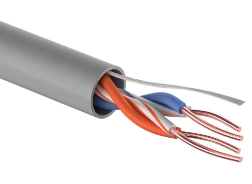 Витая пара PROconnect UTP 2PR 24AWG, CAT5e, бухта 305 м, серый