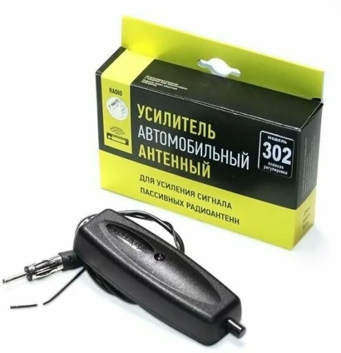 Автомобильный антенный усилитель Триада-302 2-18 дБ УКВ (FM) с регулировкой усиления фото 2