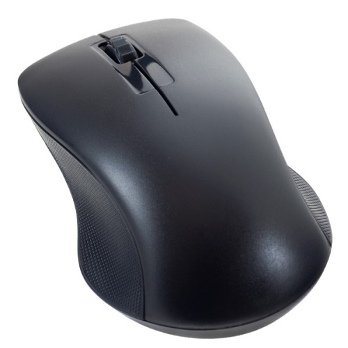 Мышь беспроводная Perfeo DOT, оптическая, 3 кн, 1200DPI, USB, чёрная, BULK, PF_4512 фото 3