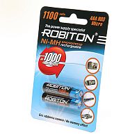 Аккумулятор ROBITON 1100MHAAA-2 BL2 (Цена за 1 штуку)