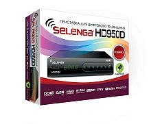 Цифровой ресивер  Selenga HD950D (Эфирный DVB-T2/C, Dolby Digital) (.)