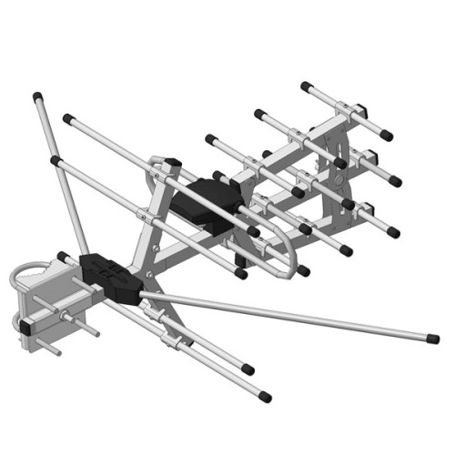 Антенна уличная РЭМО BAS-1144-P Тритон-S-UHF (пассивная, ДМВ, без б/п, 2-10 дБи, пакет) фото 2