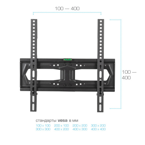Мобильная стойка настольная KROMAX X-STAND-2 для LED/LCD TV 23"-55".max 30 кг, черная фото 5
