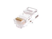Коннектор RJ-45 штекер (8p8c) cat.5e для одножильного и многожильного кабеля, 5 шт.