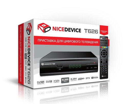 Цифровой ресивер  Nice Device T626 (Эфирный DVB-T2/C, Dolby Digital/AC3) фото 3