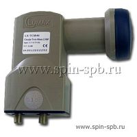 Спутниковый конвертер Lumax-TCIR40 Twin (2 вых.) (круговая поляризация) (НТВ+,Триколор ТВ)