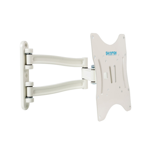 Кронштейн настенный Kromax TECHNO-3 White 15-40" (наклон +8°/-15°, поворот 180°, до 20 кг, белый) фото 4 Кронштейн настенный Kromax TECHNO-3 White 15-40" (наклон +8°/-15°, поворот 180°, до 20 кг, белый) фото 4