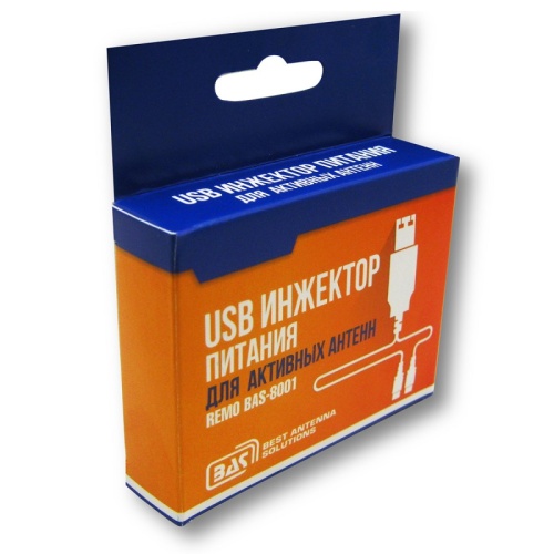 Инжектор питания USB РЭМО BAS-8001 (для активных антенн, (USB, ТВ-гн, ТВ-шт) фото 3