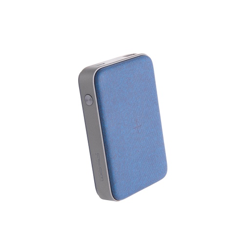Внешний аккумулятор ATOM TX10W-V2, 18Вт, 10000мАч, USB-A, Type-C in/out, QC3.0, PD3.0, текстиль