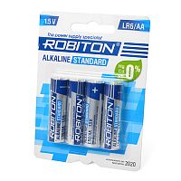 Батарейка щелочная ROBITON STANDARD LR6 BL4 (Цена за 1 шт.)
