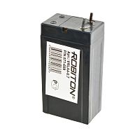 Аккумулятор ROBITON VRLA 4- 0.7 свинцово-кислотный 4В 0.7Аh (22x34x70мм) (Цена за 1 шт.)