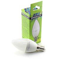 Лампа св/диод. ERGOLUX LED C35-7W-E14-3K 230В  7(60)W 3000K E14 (миньон) теплый белый свет свеча